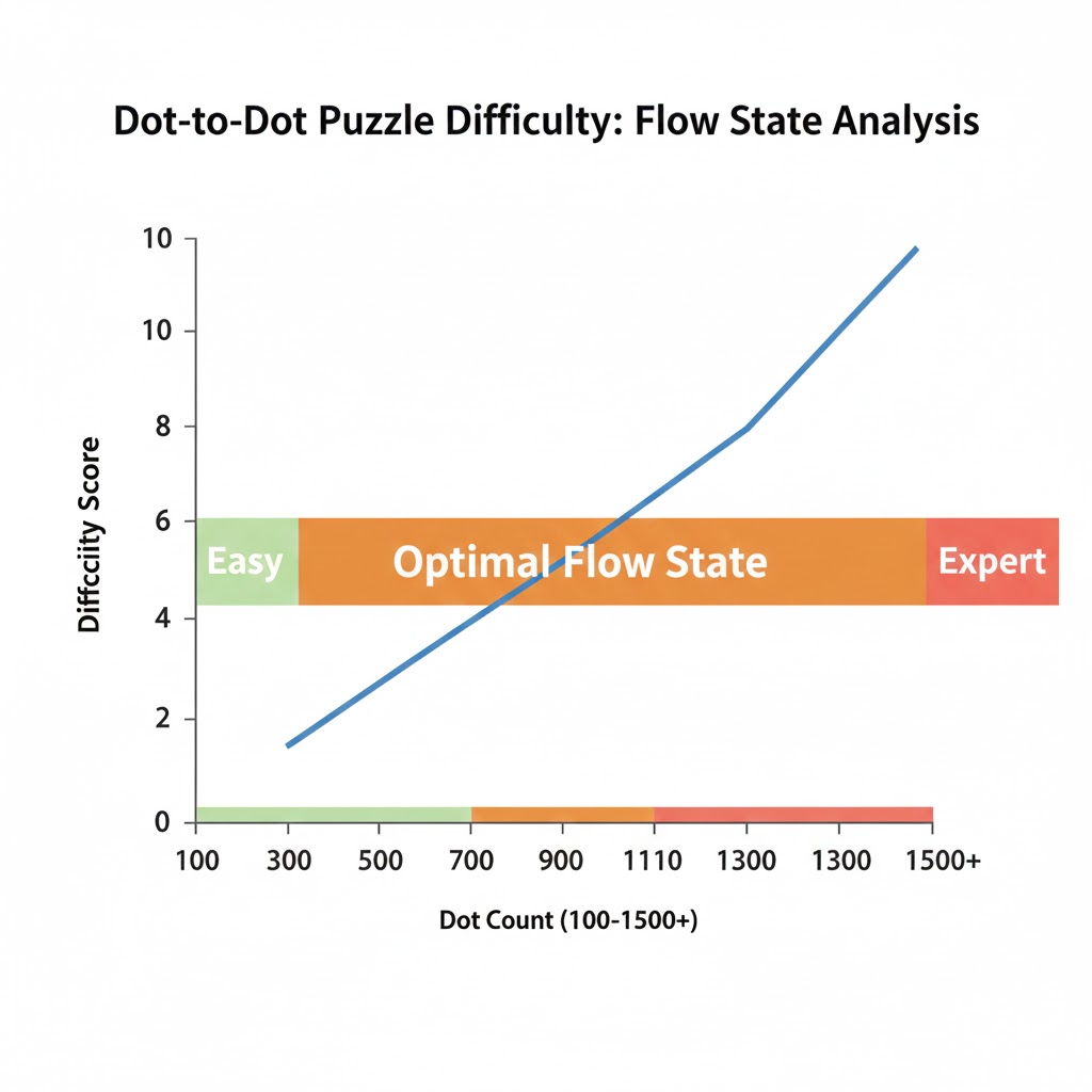 500 to 1000 dot puzzles difficulty grading system chart